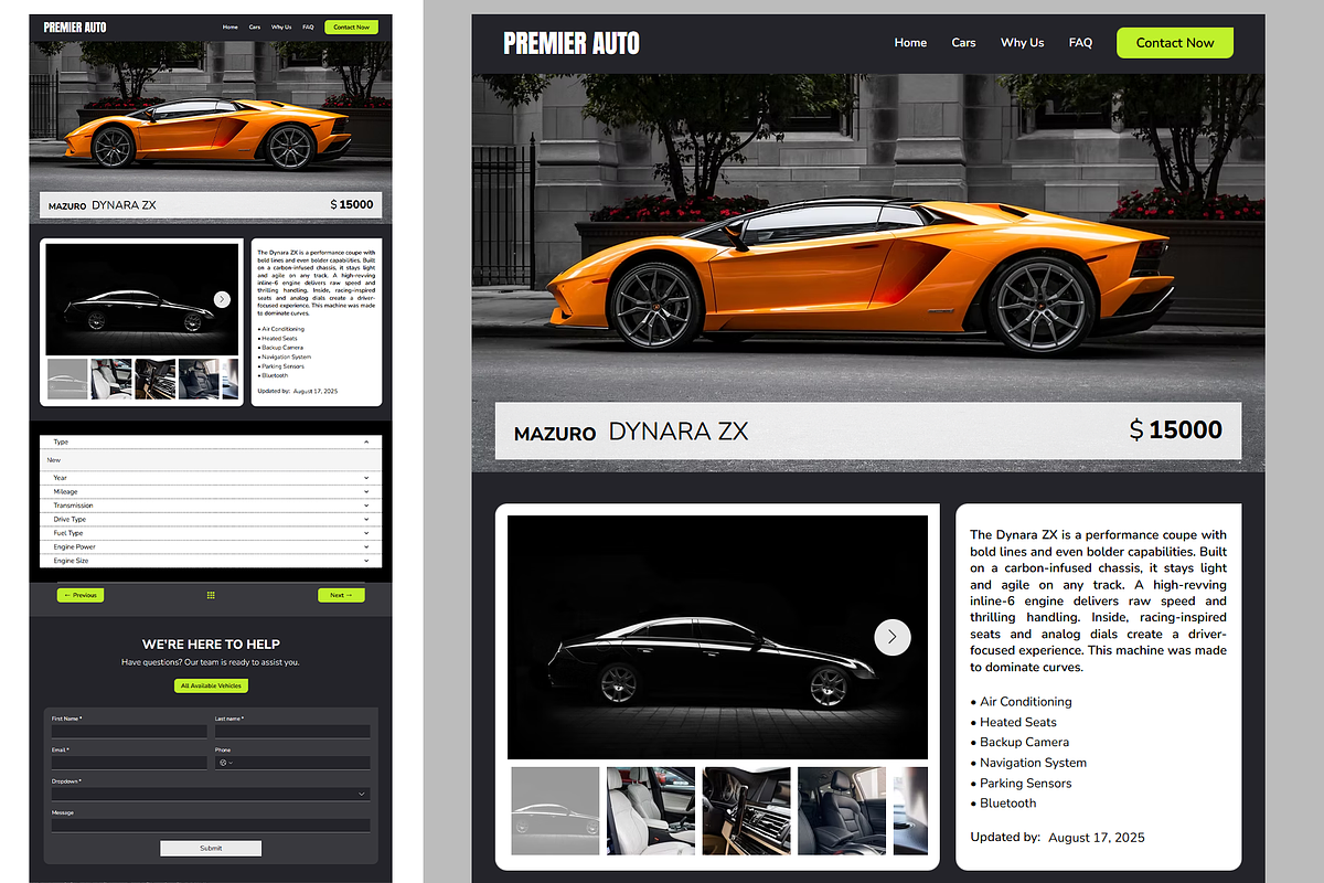 Car Dealership Wix Studio Website, a Wix Template by Kitteeh (Photo 9 of 9)