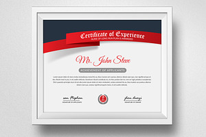 Clean Certificate Word Template