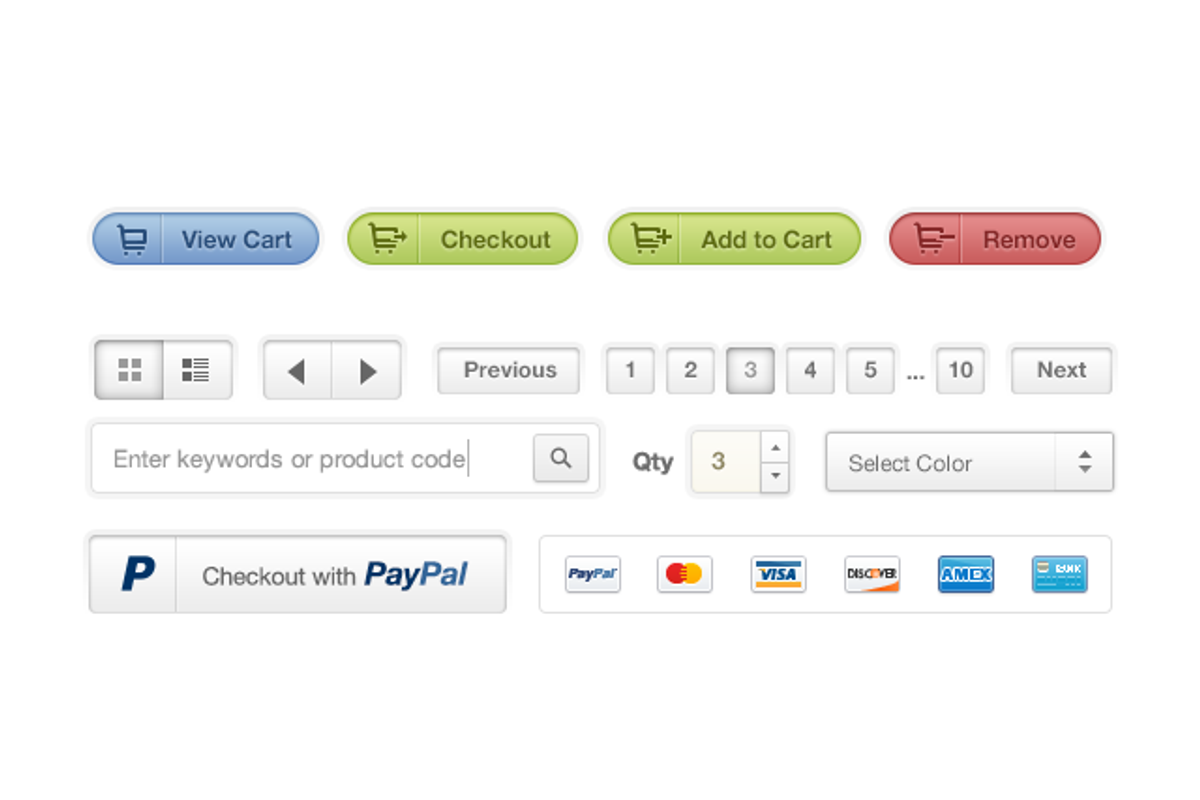 Clean Ecommerce Elements, a Templates & Theme by Medialoot (Photo 5 of 5)