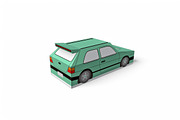 Car favor - 3d papercraft, a Print Template by PAPER amaze (Thumbnail 6 of 7)