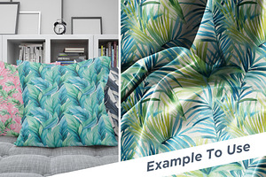 Tropical Seamless Leave Pattern