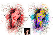 Bubble Watercolor Photoshop Action, a Brushes & More by Studio Retouch (Thumbnail 7 of 14)