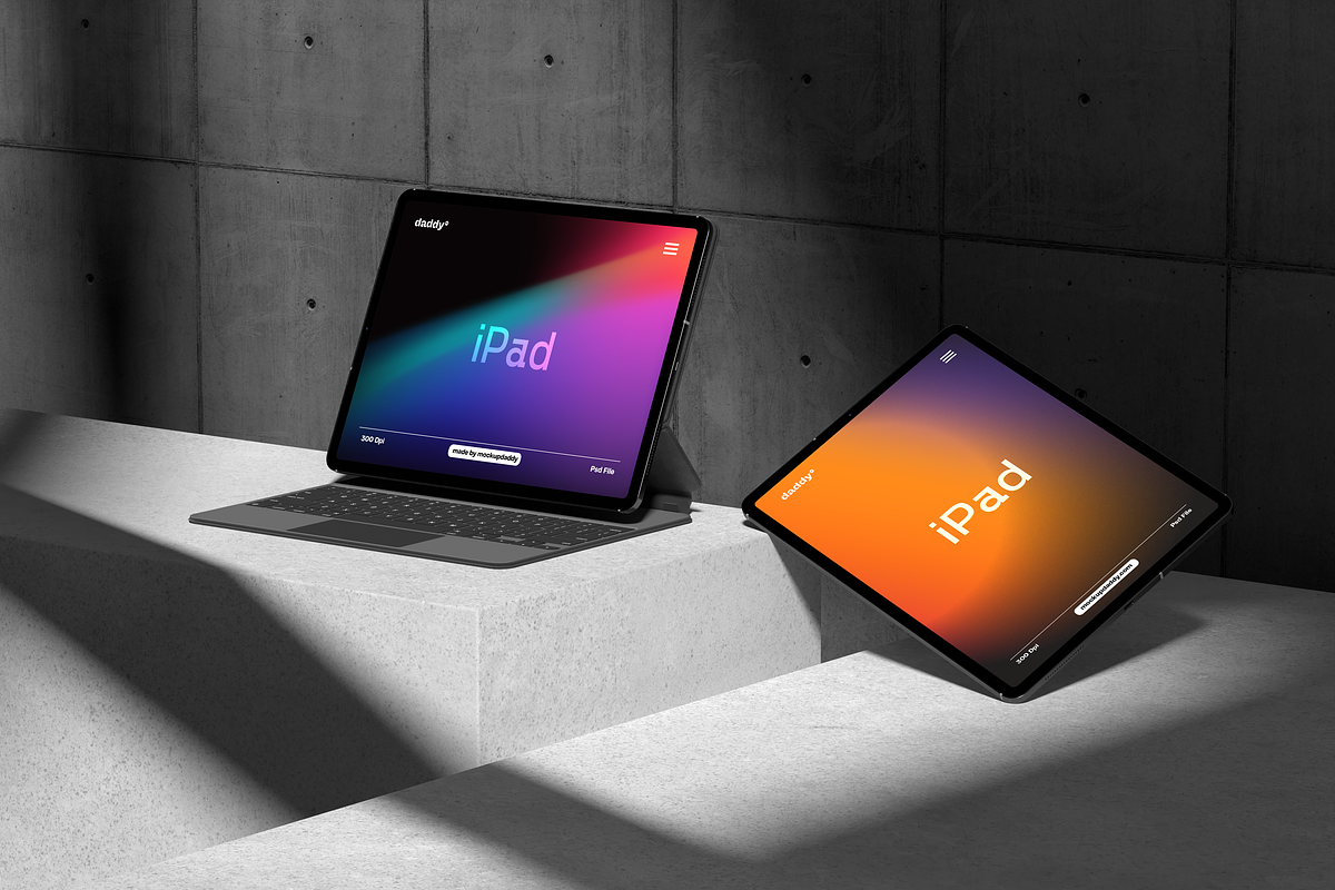 Apple Products Mockup Collection, a Device Mockup by Mockupdaddy (Photo 5 of 20)