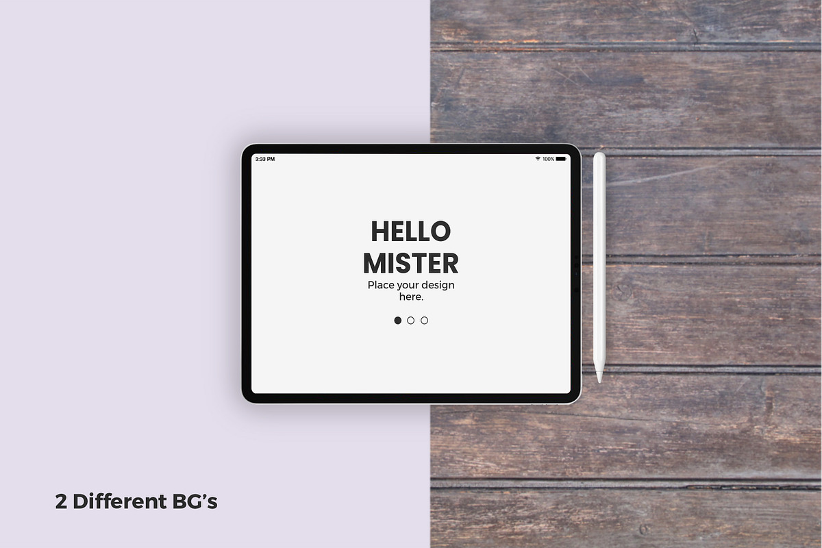 iPad Pro 11-inch Mock-Ups, an iPad Mockup by Modern Studio (Photo 2 of 5)