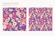 FLORAMA 6 Floral Seamless Patterns, a Pattern Graphic by Veris Studio (Thumbnail 9 of 34)