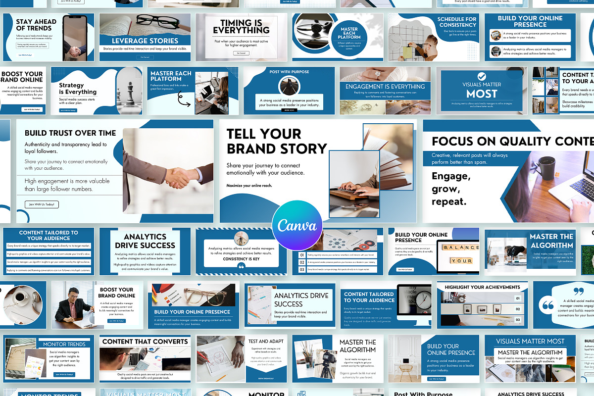 Social Media Manager Canva Template preview 7