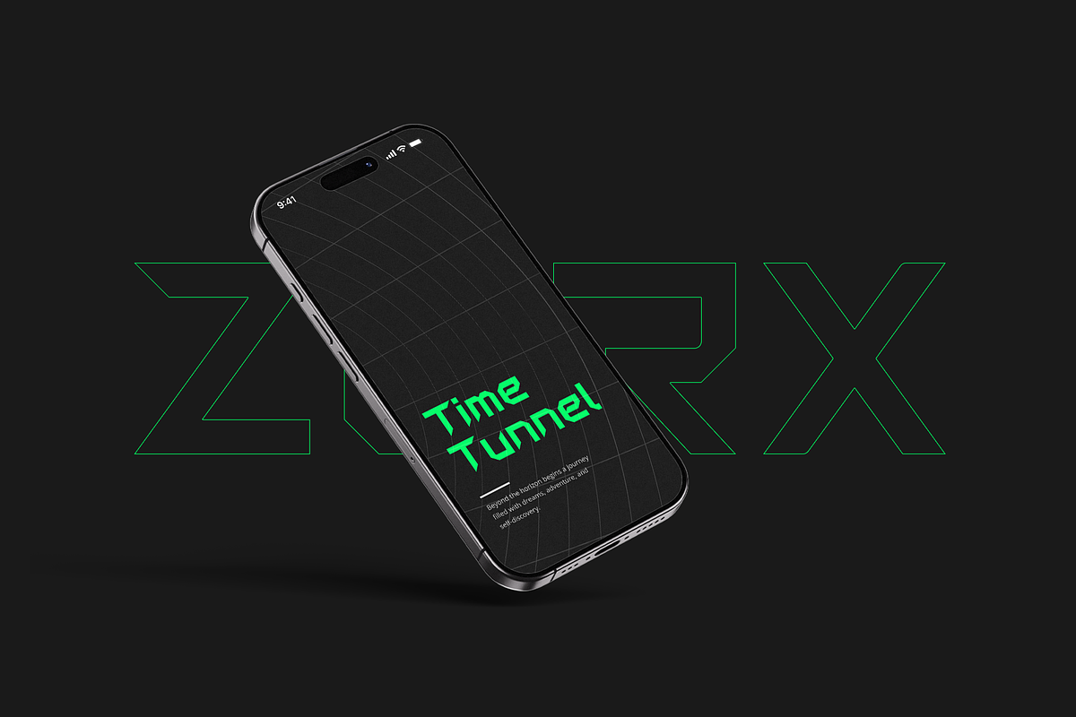 Zerx - Futuristic Display Typeface, a Sans Serif Font by Maenjari Std (Photo 9 of 10)