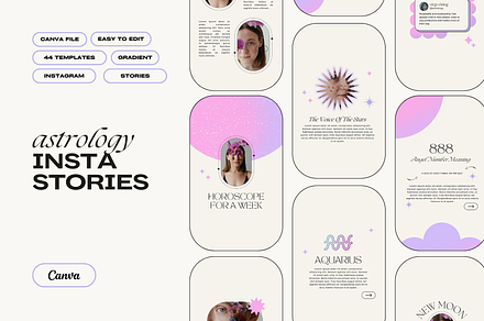 Astrology Instagram Story Templates