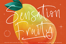 Sensation Fruity Natural Handwritten