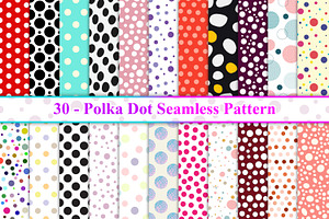 Polka Dot Seamless Pattern, a Pattern Graphic by Digital Studio