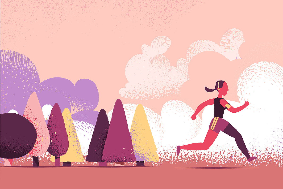 Running People - Vector World, a Person Illustration by Hurcastock! (Photo 7 of 7)