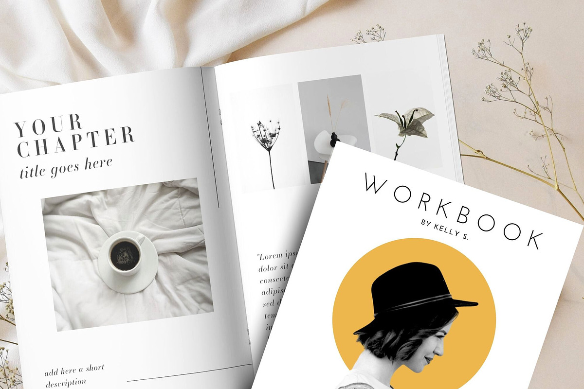 Editable Coaching Workbook Template, a Brochure Template by design4social (Photo 3 of 6)