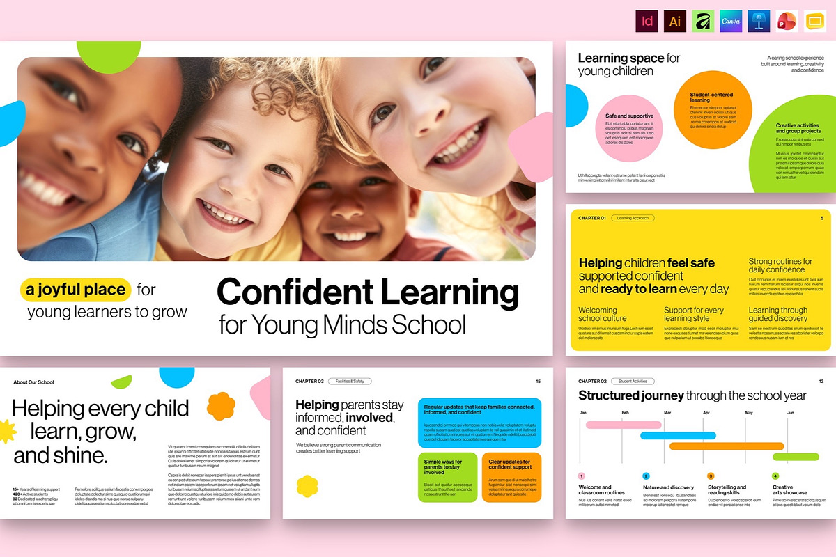 School & Education Presentation, a Presentation Template by BrandPacks (Photo 1 of 7)