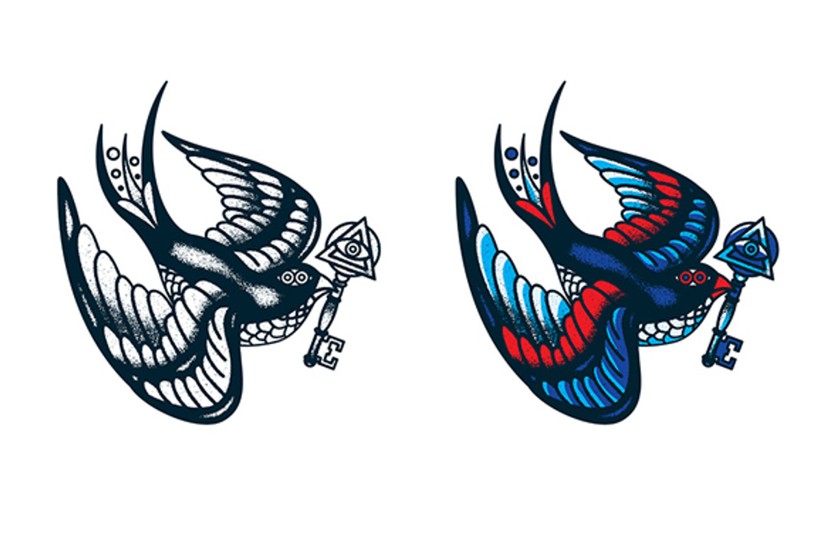 6 Vector Tattoos Design, an Illustration by PaperBat (Photo 4 of 5)