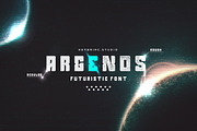 Argenos - Futuristic Font, a Font by Heybrinc Studio (Thumbnail 1 of 6)