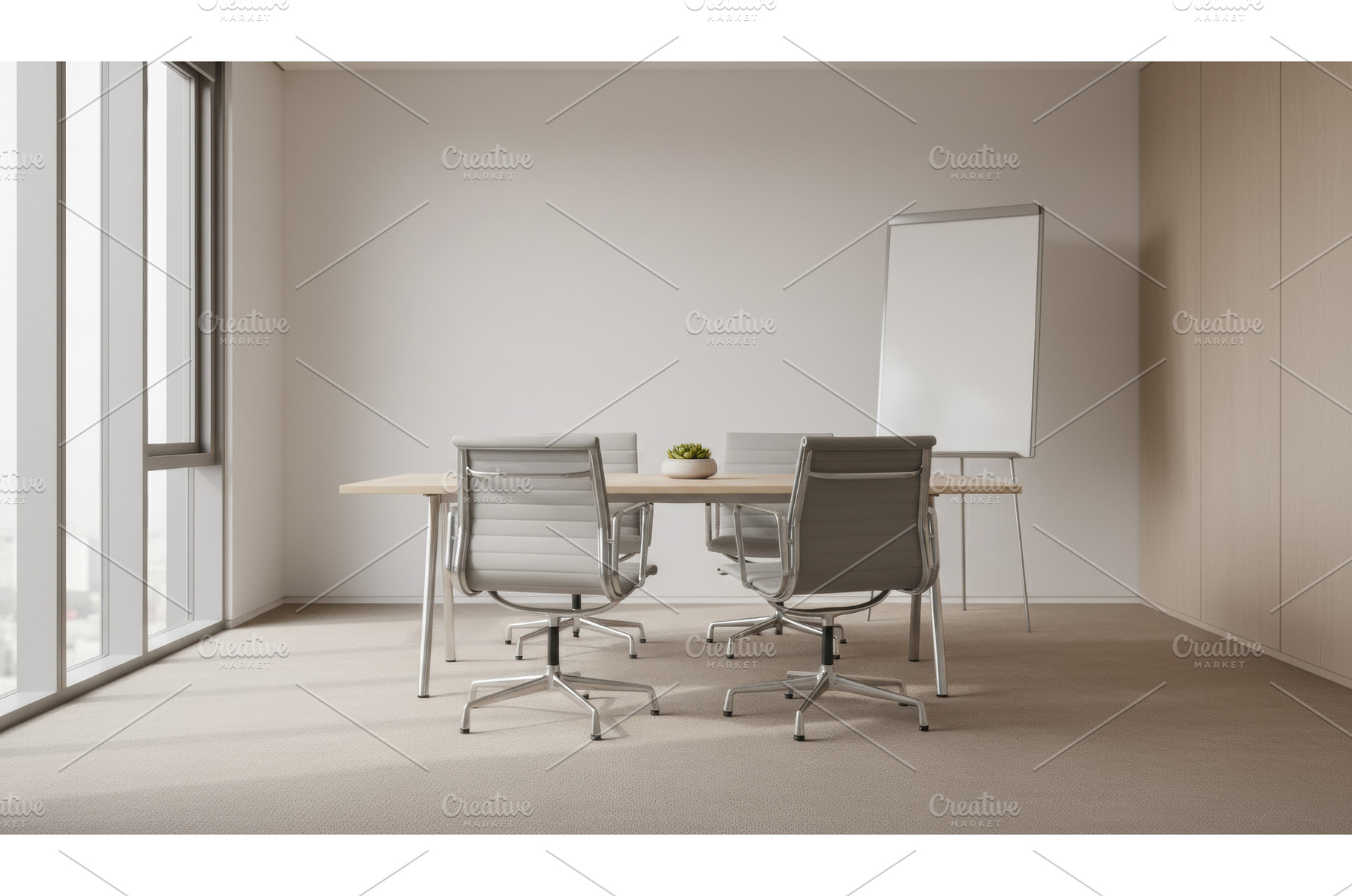 Minimalist modern office meeting, an Architecture Photo by Igor Tichonow