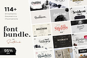 Whole Store Bundle | 95 OFF, a Serif Font by Swistblnk Std. (Thumbnail 1 of 60)