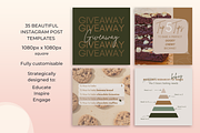 Instagram Canva Template Kit, Reseda, a Social Media Template by Monarch 21 Design (Thumbnail 3 of 9)