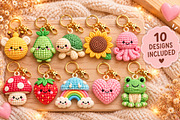 Cute Crochet Animal Keychain STL, an Object 3D Model by Layerology (Thumbnail 4 of 4)