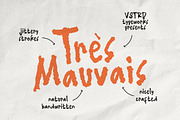 Très Mauvais – Jittery Handwritten, a Handwritten Font by VASTARD STUDIO (Thumbnail 1 of 12)