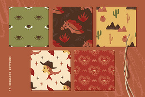 Wild West Clipart Patterns