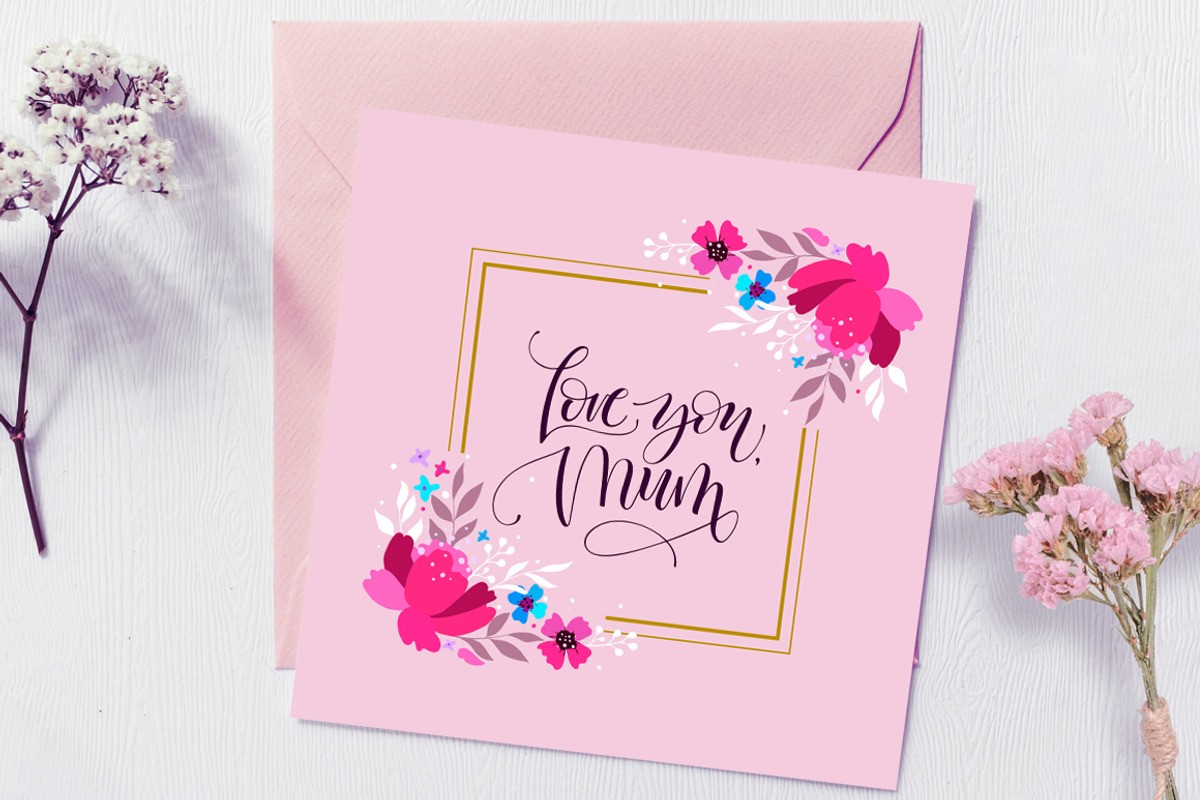 Happy Mother's  Day, a Card Template by Anna's Lettering (Photo 2 of 5)