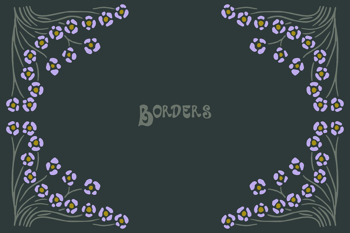 Art Nouveau Graphics & Font, a Graphic by Liz Kohler Brown (Photo 6 of 33)