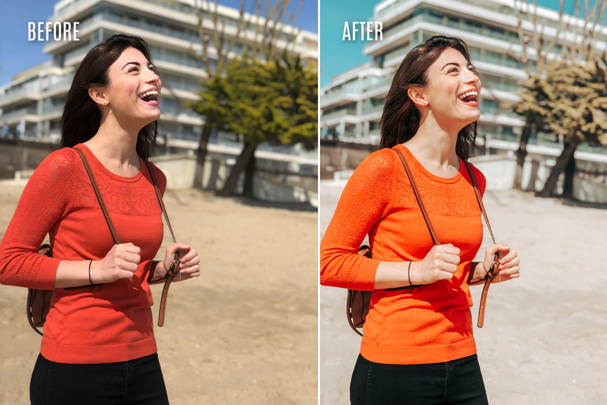 Mobile Lightroom Presets COLOR POP preview 4