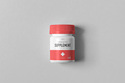 Supplement Jar & Box Mock-up 7, a Packaging Mockup by Yogurt86 (Thumbnail 9 of 12)