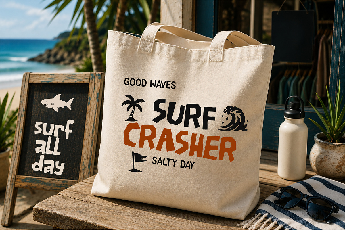 Surf Crasher is a rough bold font, a Handwritten Font by cocodesign (Photo 4 of 7)