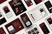 Showit Podcast Website Template Red, a Landing Page Template by Designorina (Thumbnail 6 of 8)