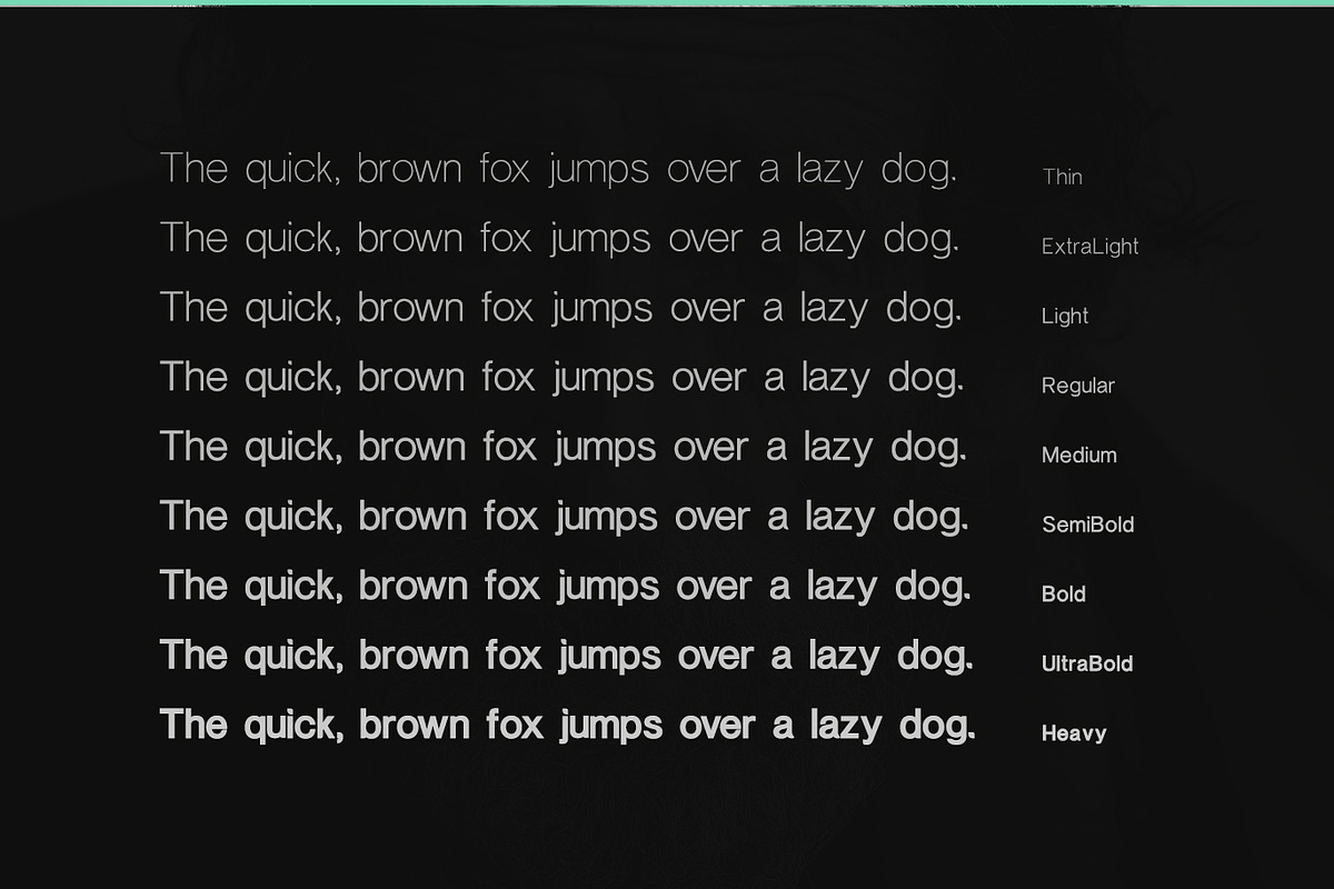 Obadiah pro - Modern Typeface, a Sans Serif Font by Webhance Studio (Photo 3 of 10)