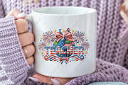 4th of July Teacher Png, an Illustration by CraftArtStudio (Thumbnail 3 of 4)