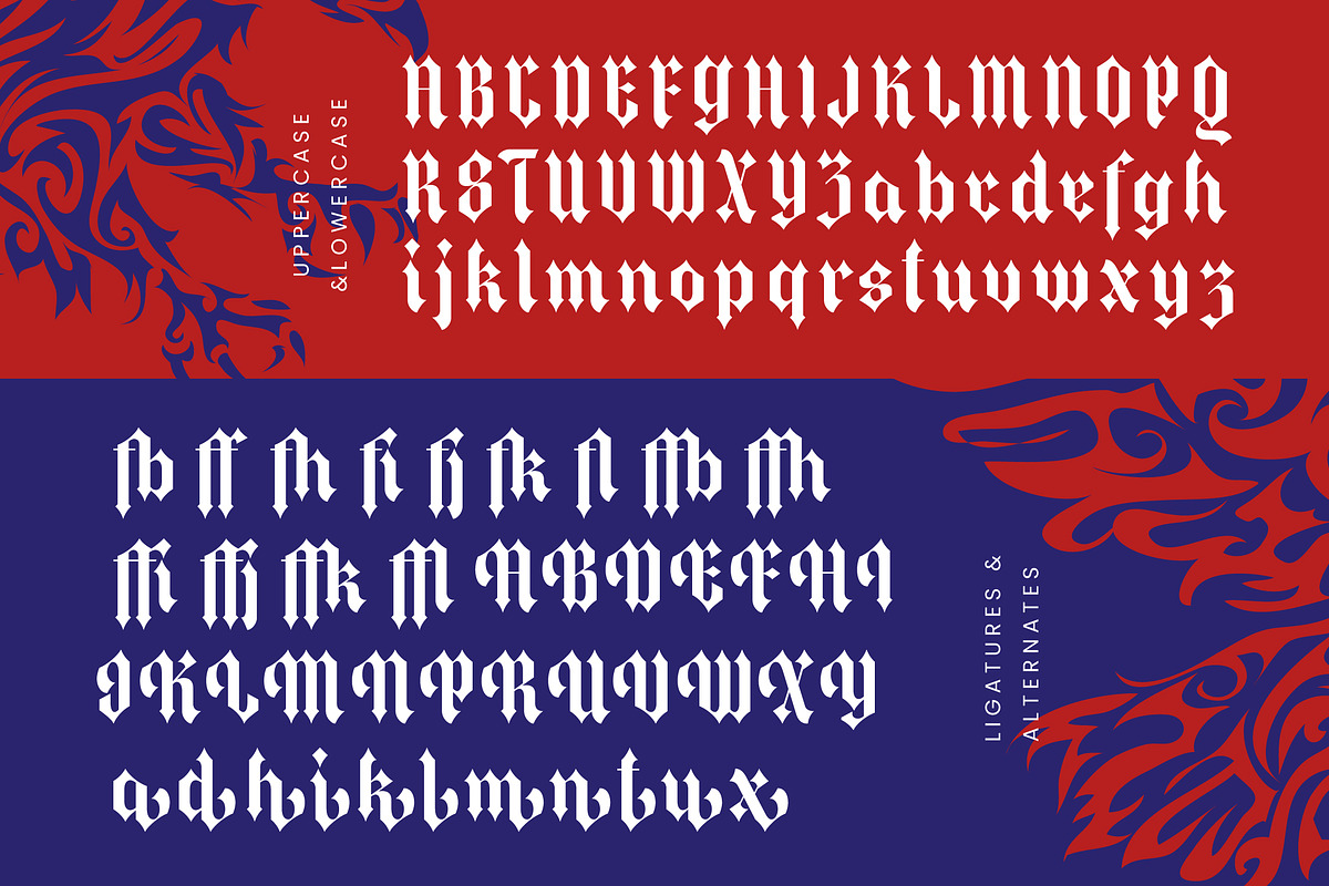 The Raffers Blackletter Font, a Blackletter Font by timelesstype.co (Photo 18 of 20)