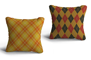 Tartan And Argyle Autumn Plaid