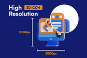 20 Business Essentials 3D Icon Set, an Object 3D Model by Bilicube Studio (Thumbnail 2 of 6)