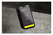 Concrete iPhone 14 Mockup, an iPhone Mockup by HAZARD MOCKUPS (Thumbnail 5 of 8)