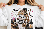 Cute Rhinestone Ghost PNG (3), a Seasonal Illustration by DreamCafeArt (Thumbnail 1 of 6)