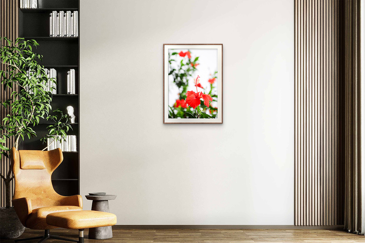 Red Floral Decor - Hibiscus Wall Art, a Nature Photo by VietArtworks (Photo 5 of 6)