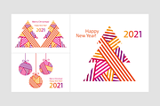 Christmas Cards & Patterns, a Card Template by Tkoko vectors & patterns (Thumbnail 4 of 12)