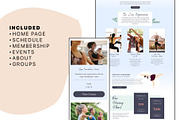 Yoga website template, a Wix Template by PATCHPO (Thumbnail 7 of 9)