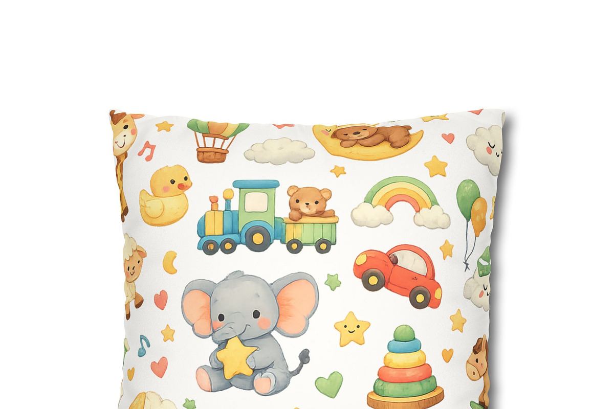 Cute Kids Seamless Pattern, a Pattern Graphic by elfy creative (Photo 1 of 7)