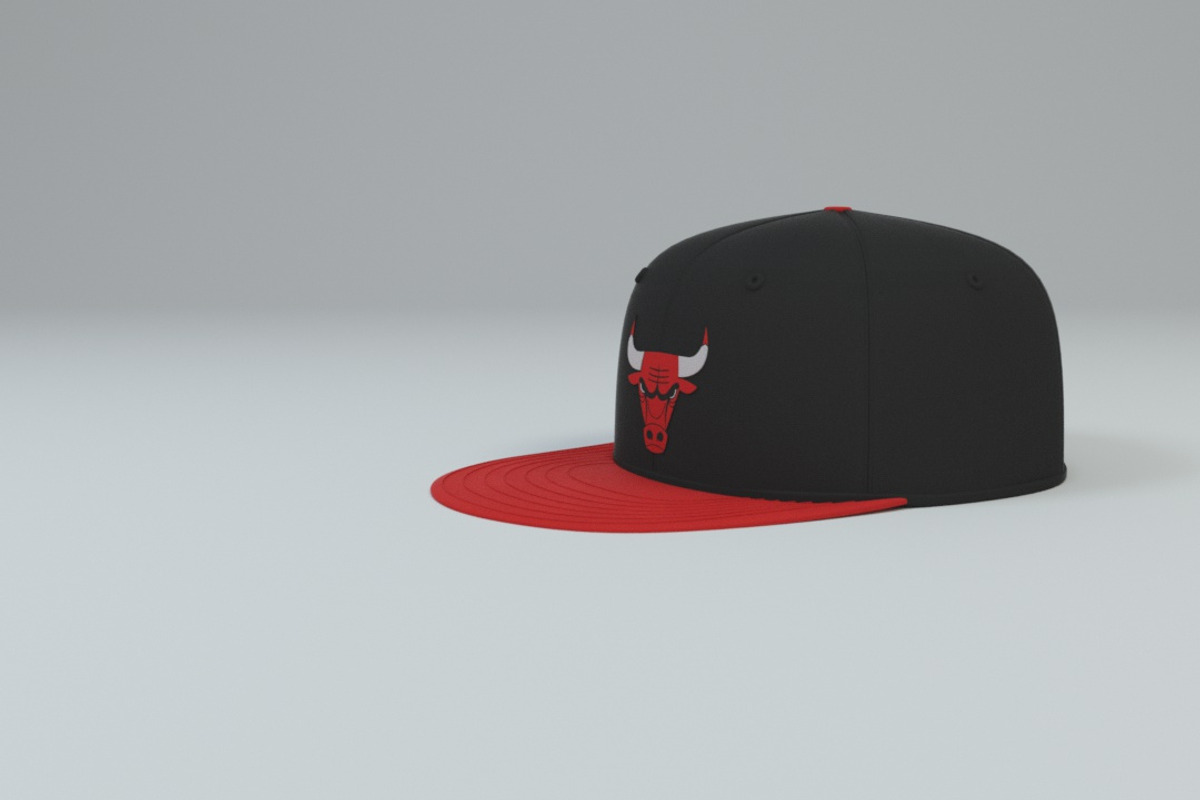 Chicago Bulls Baseball Caps, a Textures & Material 3D Model by 3DTreatment (Photo 27 of 55)
