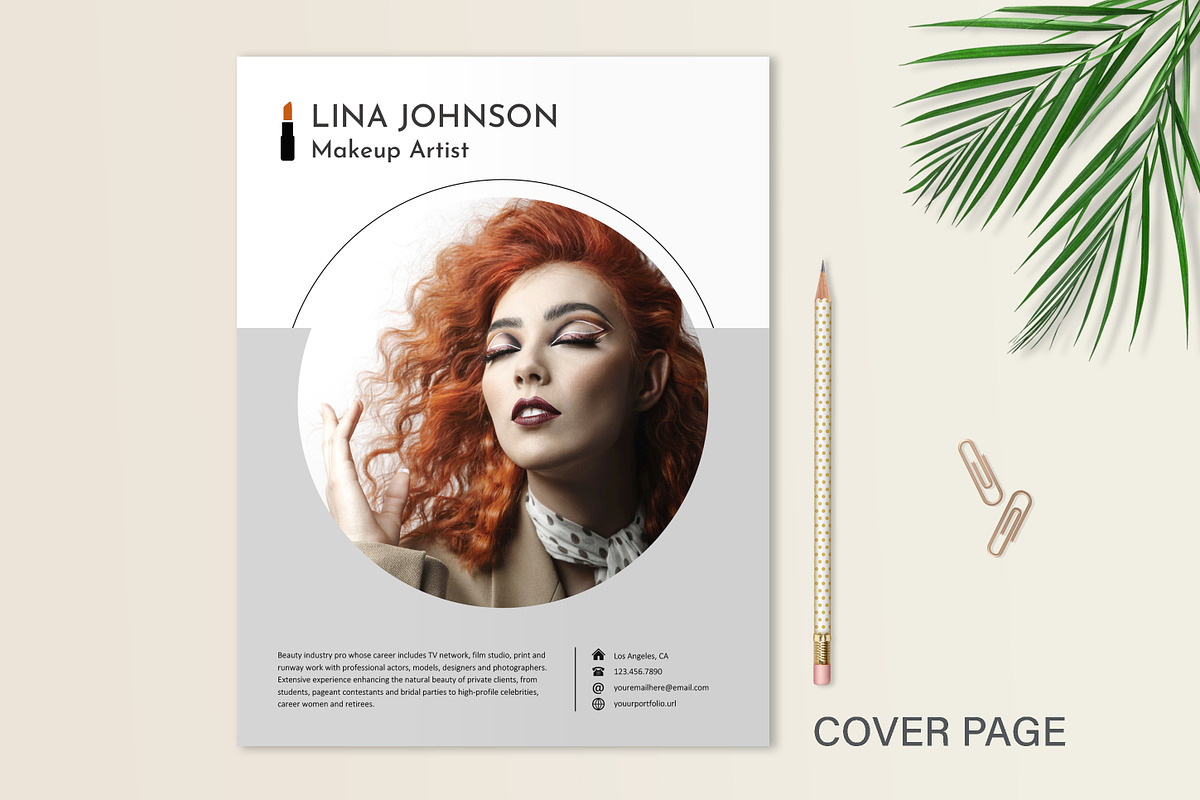 Makeup Artist Resume Template, a Resume Template by Stanin Studio (Photo 3 of 10)