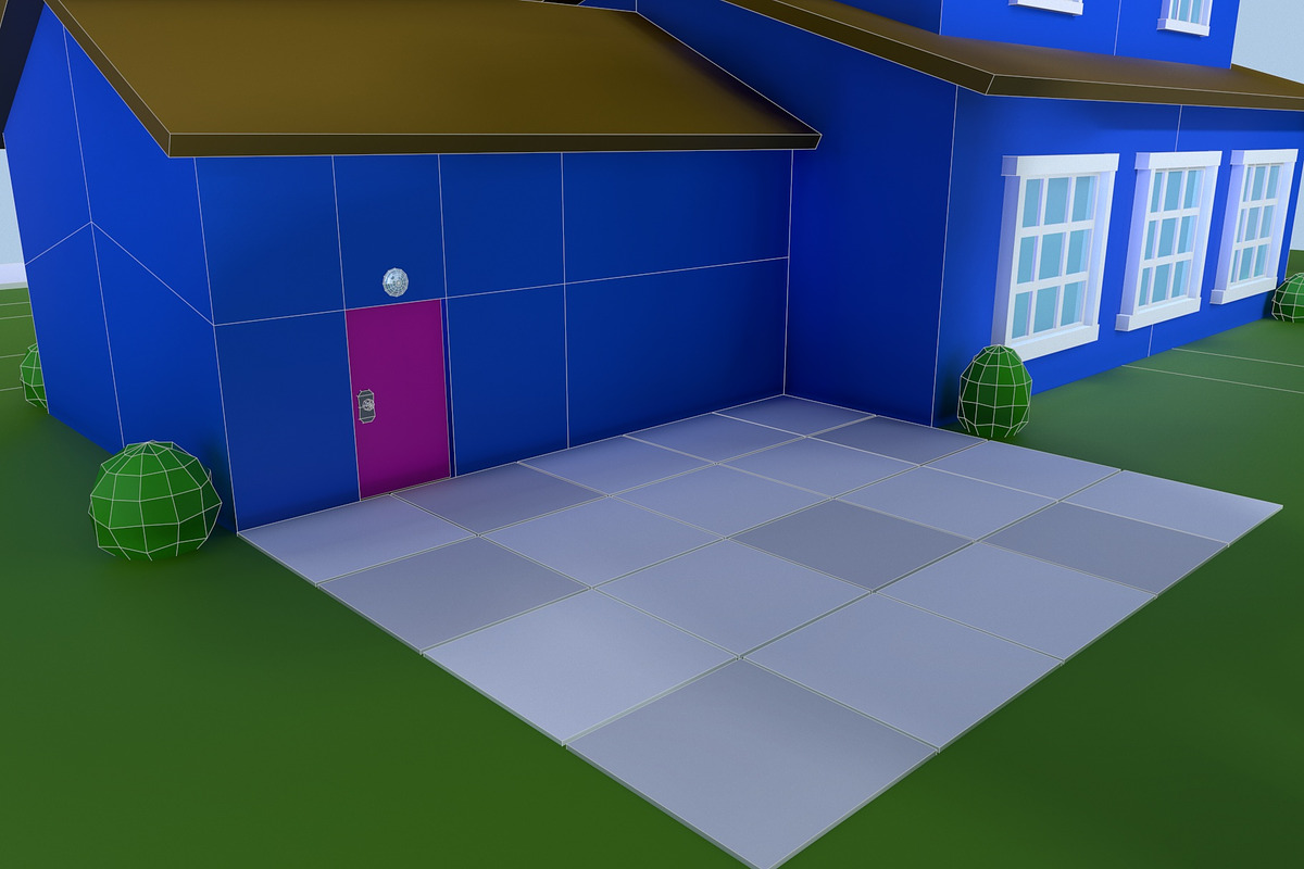 Low Poly House 1, an Architecture 3D Model by Midgardians (Photo 12 of 14)