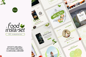 Food Instagram Set CANVA