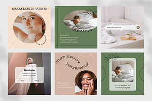 Boho Instagram Template Canva