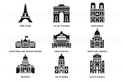Landmarks of France - Paris, an Icon by Jozsef Balazs-Hegedus (Thumbnail 3 of 6)