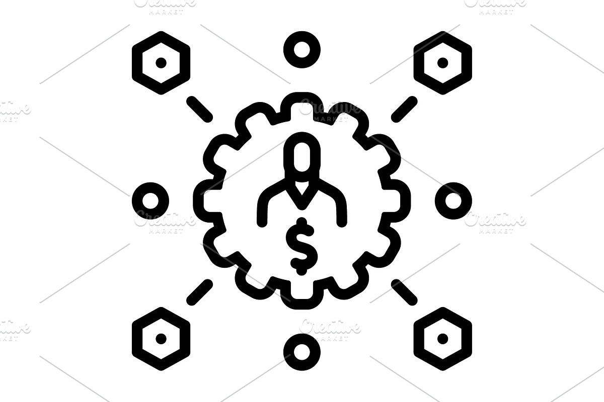 Post commissary black icon, an Outline Icon by Creative priyanka