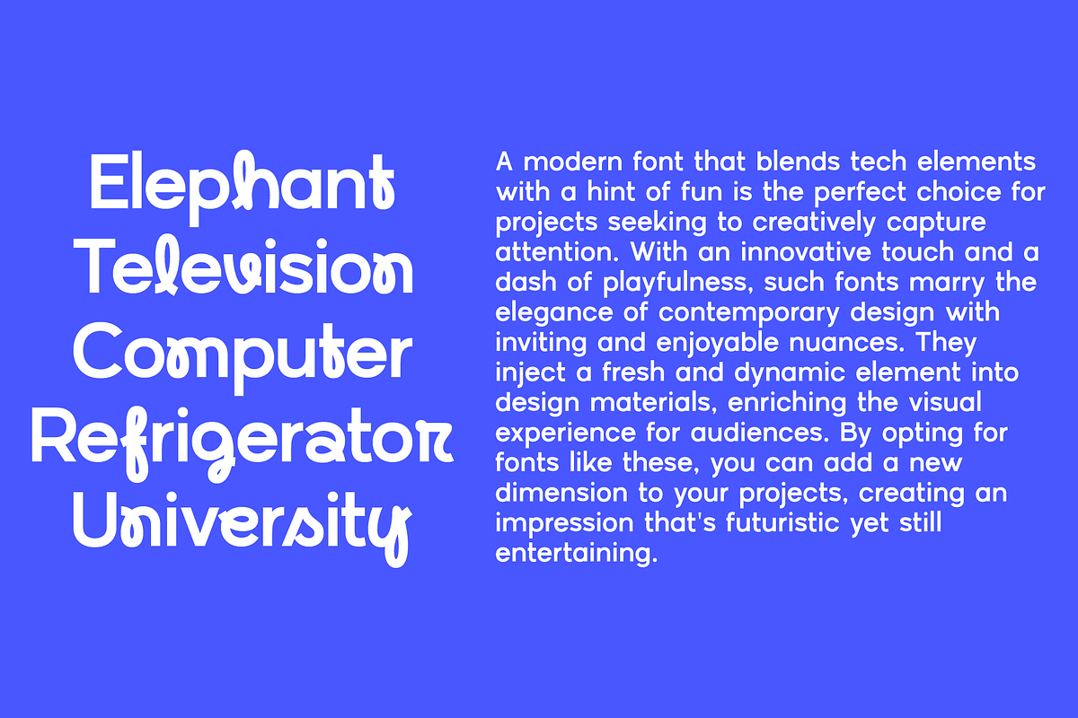 iQuost - experimental font, a Sans Serif Font by LoneArmy (Photo 7 of 9)
